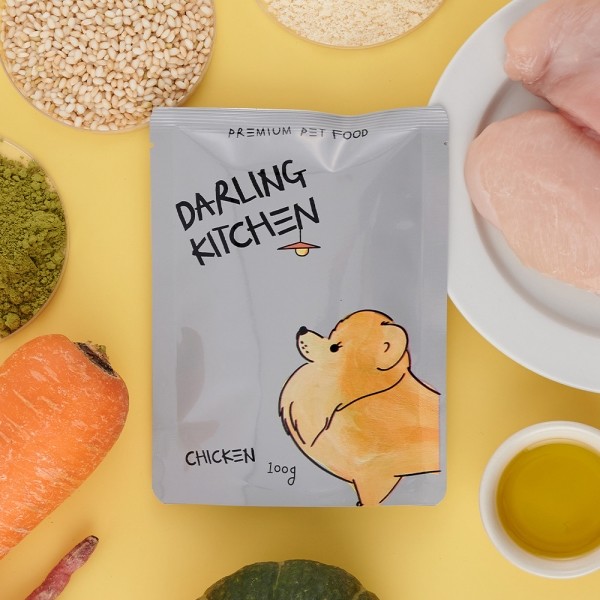 페오펫몰,달링키친 자연 화식 4종 맛별 세트 100g x 4종