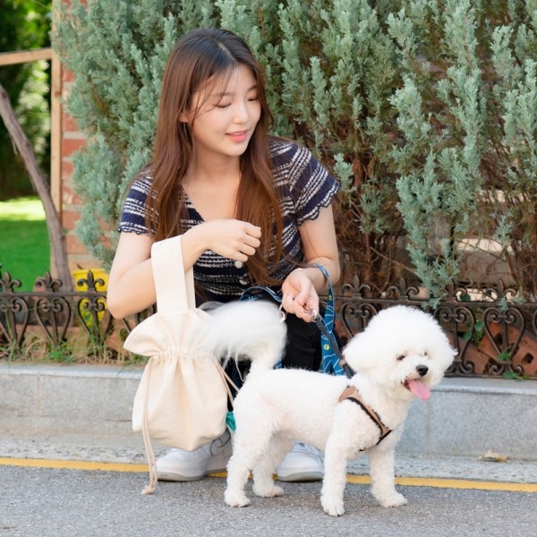 페오펫몰,펫테일 강아지 복조리 산책가방