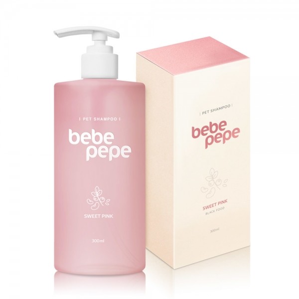 페오펫몰,[베베페페]슈퍼푸드 추출물 천연 강아지 샴푸&린스 올인원 마일드그린 300ml