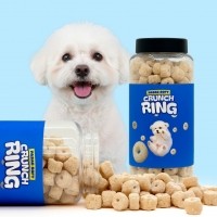 댕댕이연구소 파삭 크런치 링 황태 80g 저칼로리 간식[믹스츄 2개 랜덤 증정]