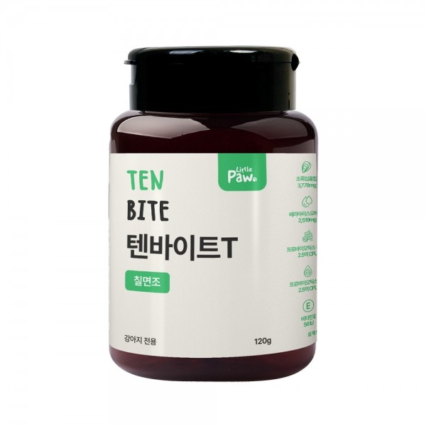 페오펫몰,리틀포우 텐바이트 강아지 종합 영양제 전 연령용 칠면조, 120g, 1개