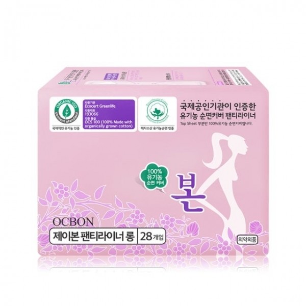 페오펫몰,유기농본 순면 울트라슬림 생리대 일반팬티라이너34p, 롱팬티라이너 28P 2종 (택1)