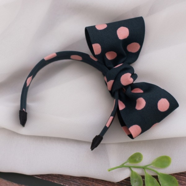 페오펫몰,[마망독] 위드도트 핸드메이드 머리띠 리본핀 2color