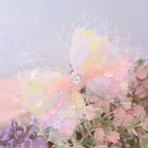 페오펫몰,[마망독] 트윙클플라워 핸드메이드 스페셜 리본핀