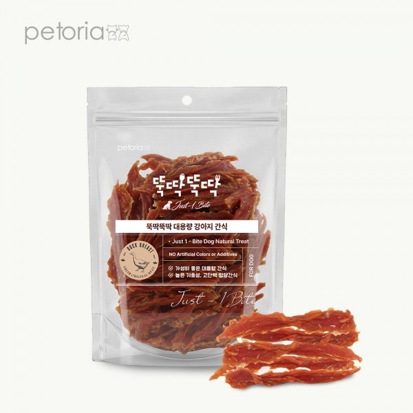 페오펫몰,펫토리아 뚝딱뚝딱 대용량 강아지 간식 치킨 오리 육포 1kg 12종