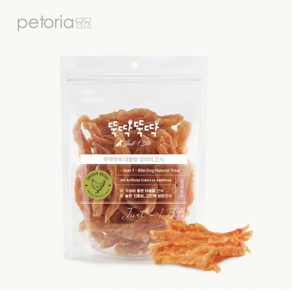 페오펫몰,펫토리아 뚝딱뚝딱 대용량 강아지 간식 치킨 오리 육포 1kg 12종
