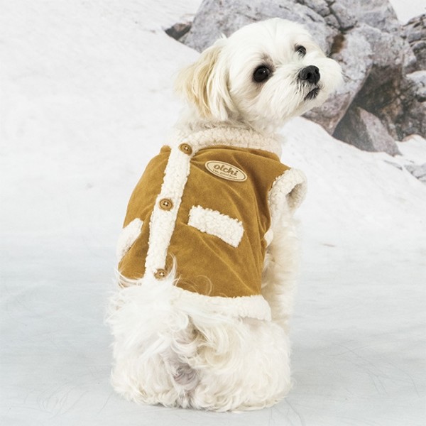 페오펫몰,#신상특가 올치 스웨이드 무스탕 조끼 2종