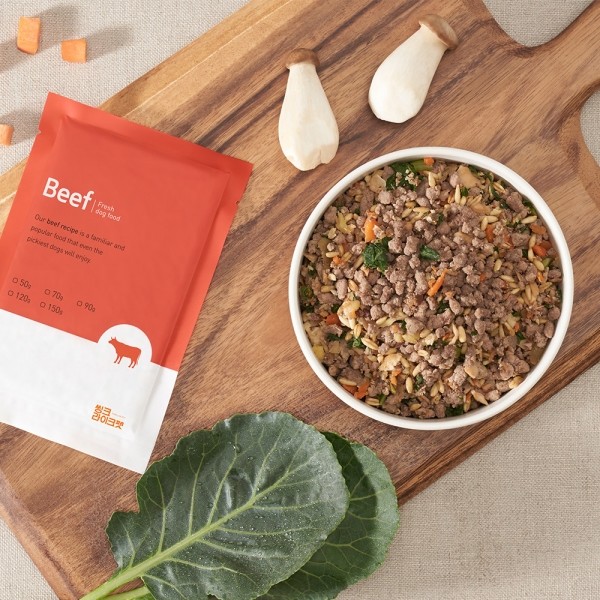 페오펫몰,씽크라이크펫 강아지화식 강아지자연식 강아지습식 수제사료 100g 8팩