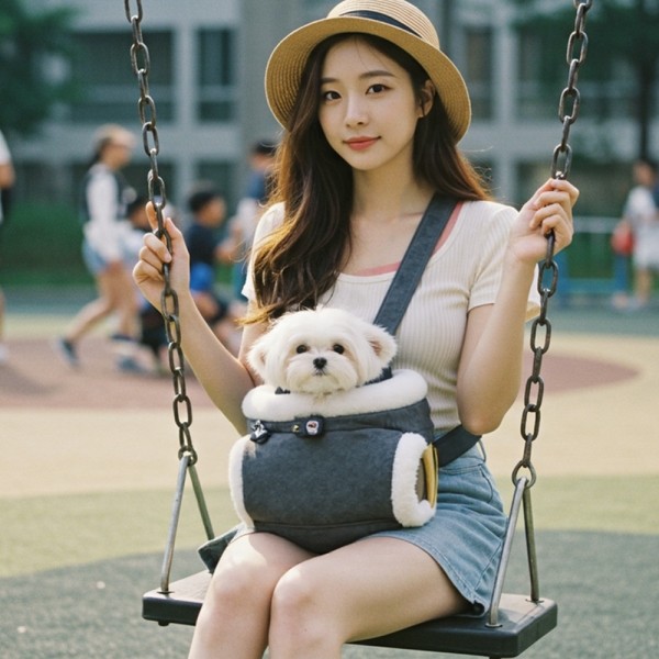 페오펫몰,[예보들][설날특가] 예보들 강아지 앞가방 슬링백 이동가방 산책용품 야외용품 아기띠  새끼 강아지