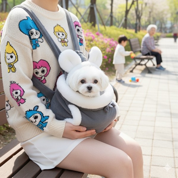 페오펫몰,[예보들][설날특가] 예보들 강아지 앞가방 슬링백 이동가방 산책용품 야외용품 아기띠  새끼 강아지