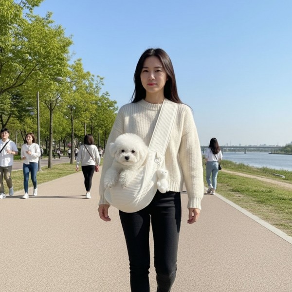 페오펫몰,[감사특가] 예보들 강아지 슬링백 포대기 이동가방 이동장