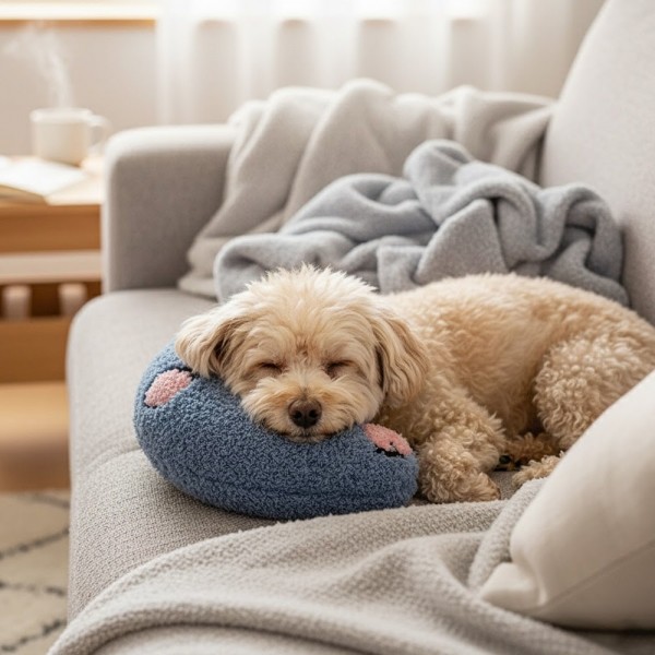 페오펫몰,예보들 강아지 고양이 머리쿠션 반려동물 목베개 애견베개 목뼈보호