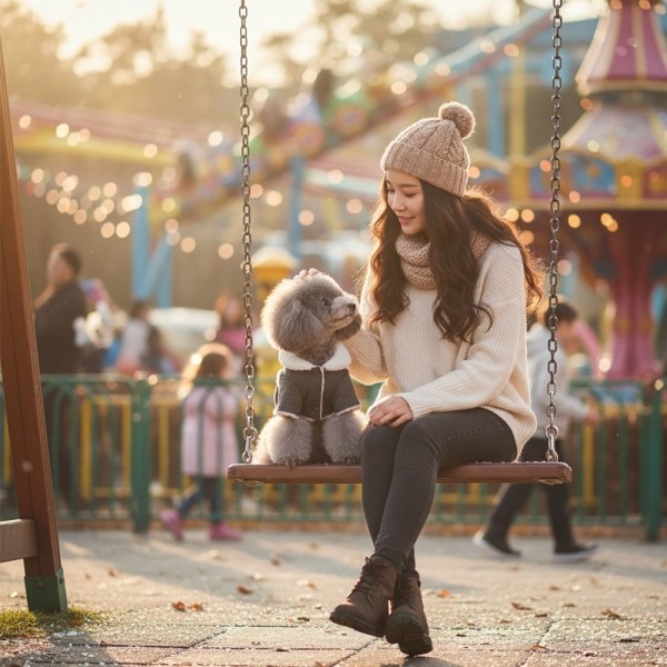 페오펫몰,예보등 강아지 무스탕 강아지 올인원 방한복