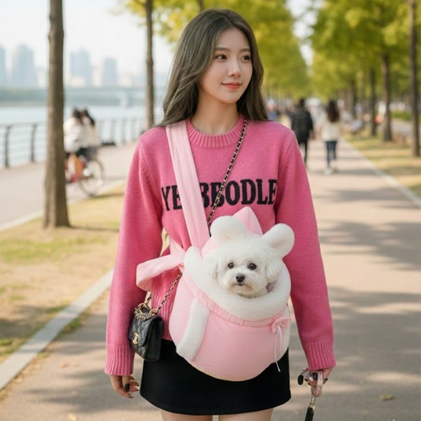 페오펫몰,[예보들][설날특가] 예보들 강아지 앞가방 슬링백 이동가방 산책용품 야외용품 아기띠  새끼 강아지