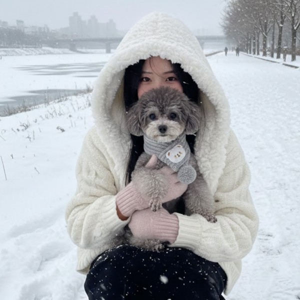 페오펫몰,[예보들][설날특가] 예보들 강아지 고양이 니트 목도리