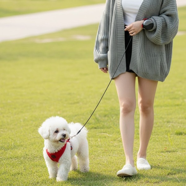 페오펫몰,[예보들][설날특가]자유로운 손목형 웨어러블 강아지 자동 리드줄