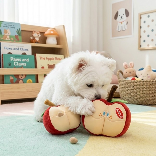 페오펫몰,우리 아이 스트레스 ZERO! 인기 장난감 4종 패키지 (사과/당근/갈비/신발)