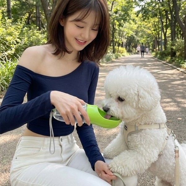 페오펫몰,강아지 물병산책 휴대용 물통 물병