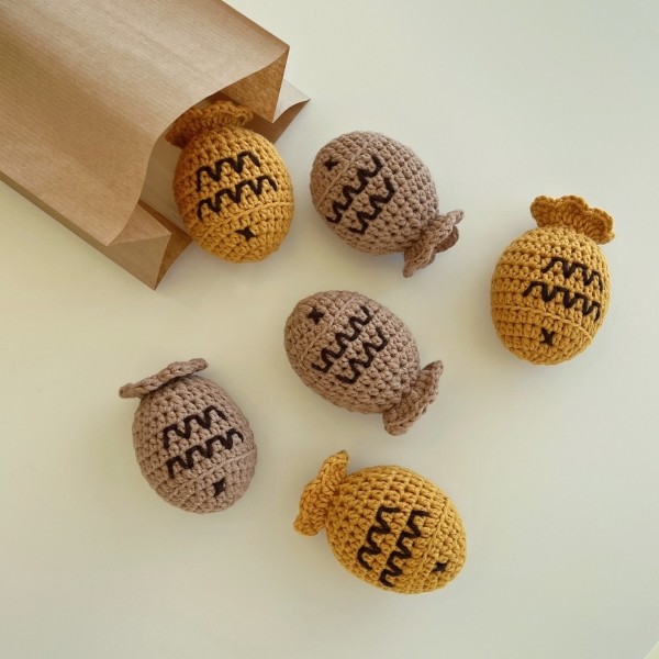 멜팅디디 강아지장난감 붕어빵 뜨개 삑삑이 장난감