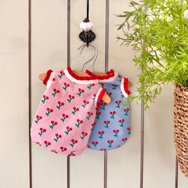 [고퀄리티]국내제작 러블리한 색감과 디자인의 체리자가드V티