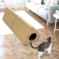 네이처펫 종이로 만든 고양이 터널 하우스
