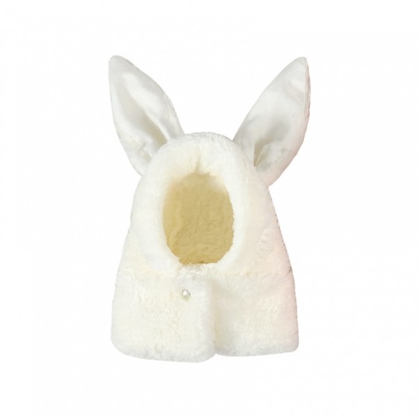 페오펫몰,그루밍독 반려동물 깡총 토끼 후리스 모자, 2 colors