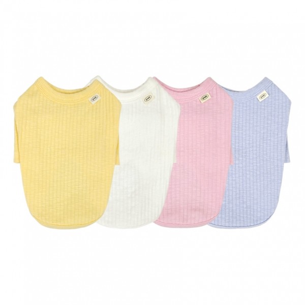 페오펫몰,그루밍독 반려동물 솜사탕 데일리 티셔츠 S-2XL, 4 colors