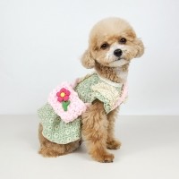 그루밍독 반려동물 플라워 자이언트얀 숄더백 1 size, 4 colors