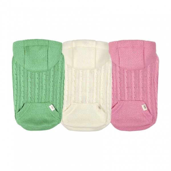 페오펫몰,그루밍독 반려동물 브리즈 니트 후드 티셔츠 S-2XL, 3 colors