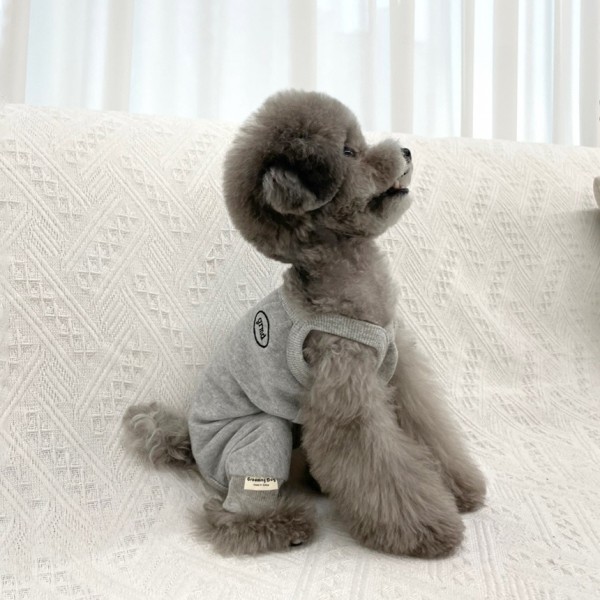 페오펫몰,그루밍독 커플룩 강아지옷 모닝 나시 올인원 S-2XL, 4 colors
