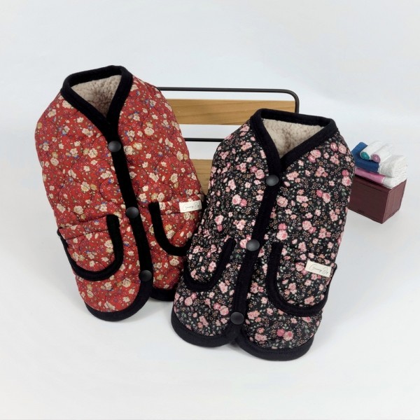 페오펫몰,그루밍독 반려동물 레트로 양촌리 조끼 S-2XL, 2colors