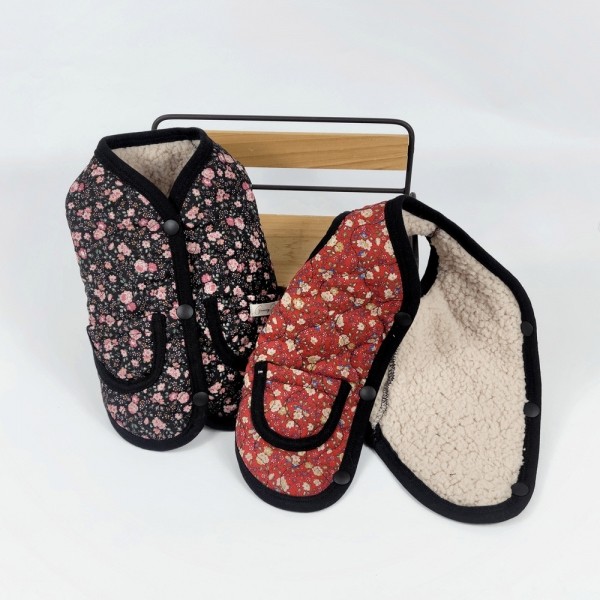 페오펫몰,그루밍독 반려동물 레트로 양촌리 조끼 S-2XL, 2colors