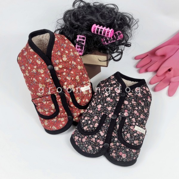 페오펫몰,그루밍독 반려동물 레트로 양촌리 조끼 S-2XL, 2colors