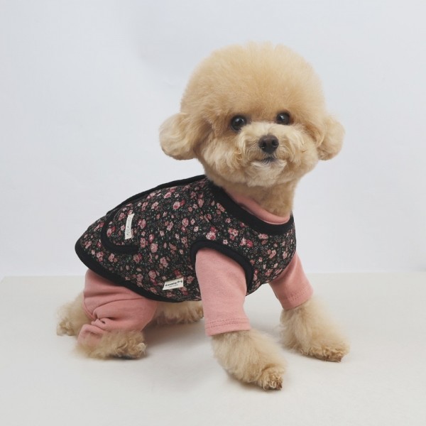 페오펫몰,그루밍독 반려동물 레트로 양촌리 조끼 S-2XL, 2colors