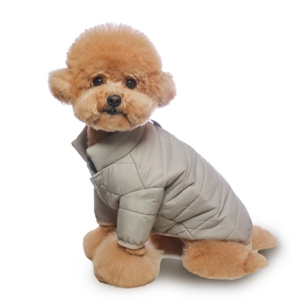 페오펫몰,그루밍독 반려동물 경량패딩 하네스홀 아우터 자켓 S-2XL, 3 colors