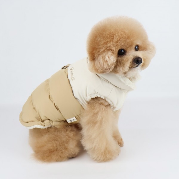 페오펫몰,그루밍독 반려동물 grmd 하네스 양면패딩 점퍼 S-2XL, 3 colors