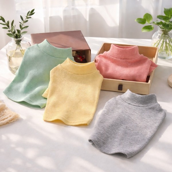 페오펫몰,그루밍독 반려동물 소프트와플 기본 티셔츠 S-2XL, 4colors