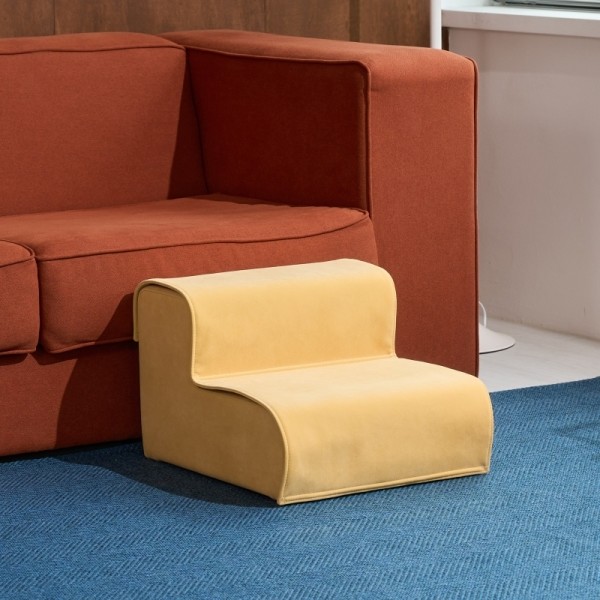 페오펫몰,커버 간편탈부착 강아지계단 '웨이브스텝'