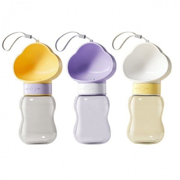 페오펫몰,강아지 휴대용 산책물통 얘견물병 350ml