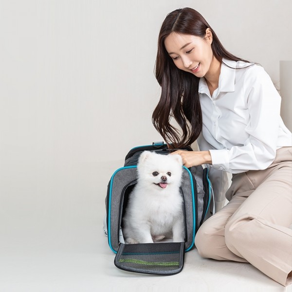 페오펫몰,레토 강아지 이동가방 고양이가방 이동장 메쉬 슬링백 LDD-M02