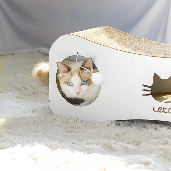페오펫몰,[행복특가] 레토 고양이 스크래쳐 대형 소파 터널 LCH-ST04