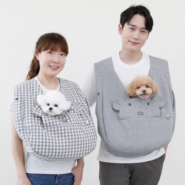 페오펫몰,[리토가토] 보들리 쿨 강아지 슬링백 앞가방 시즌2