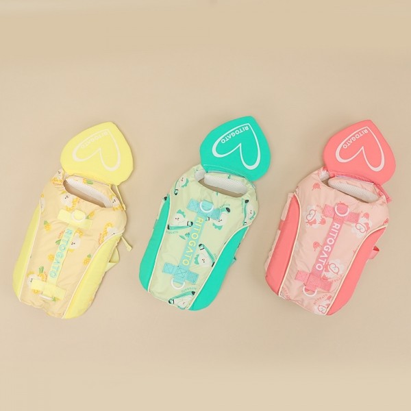 페오펫몰,[리토가토] 스윙하트 강아지 구명조끼 - 옐로우