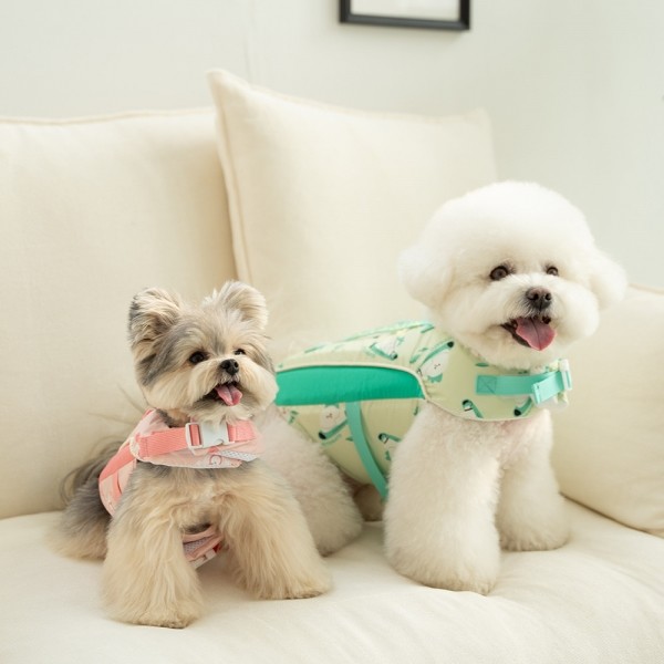 페오펫몰,[리토가토] 스윙하트 강아지 구명조끼 - 핑크