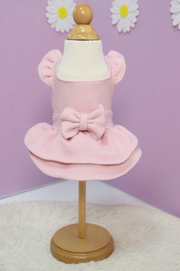 핑크쥬쥬원피스 핸드메이드 강아지원피스