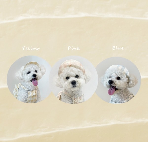 페오펫몰,Creamy puppy hat sun cap 크리미 퍼피햇 썬캡