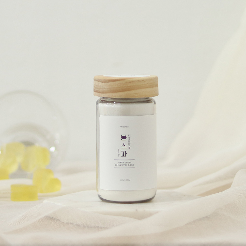 페오펫몰,[바스몽] 강아지 천연 탄산입욕제 몽스파 200g