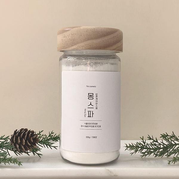 페오펫몰,[바스몽] 강아지 천연 아로마입욕제 몽스파 500g