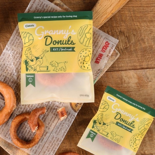 페오펫몰,[페슬러] 그래니스 독 도너츠껌 연어맛 S