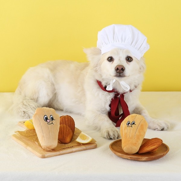 페오펫몰,7번버스 부들촉촉 마들렌 삑삑이 강아지 장난감